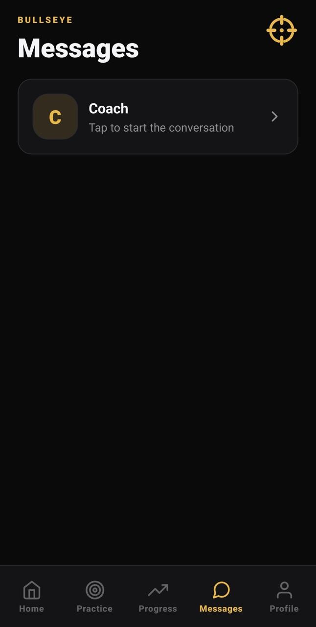 Messages screen